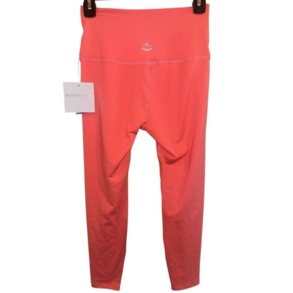 Beyond Yoga 7/8 Spacedye Caught In The Midi High Waisted Legging Orange Blossom - Picture 5 of 6